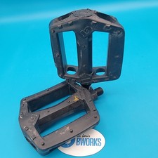 Mid Old School GT Bicicleta BMX Pedal Conjunto 1/2" Preto Composto RAD!   i15 comprar usado  Enviando para Brazil