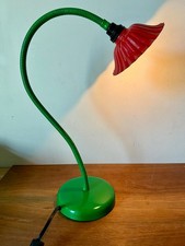 vintage MEMPHIS STYLE mesa de flores LÂMPADA POP ART retrô pescoço ajustável comprar usado  Enviando para Brazil