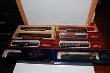 8 Old Liliput H0 Scale Master Model carro de passageiros bagagem carro jantar OVP, usado comprar usado  Enviando para Brazil