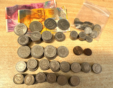 Gran lote de 142,20 monedas y billetes de francos suizos, cobre-níquel, fechas mixtas segunda mano  Embacar hacia Mexico
