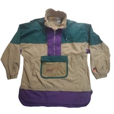 Jaqueta corta-vento vintage Nike pulôver masculina tamanho M Anorak meio zíper bloco de cores comprar usado  Enviando para Brazil