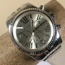 Relógio de quartzo Michael Kors Lexington feminino MK-5555 cronógrafo tom prata 6" comprar usado Relógio de quartzo Michael Kors Lexington feminino MK-5555 cronógrafo tom prata 6" comprar usado  Enviando para Brazil