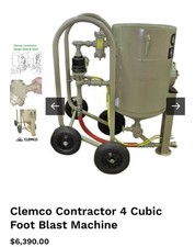 Clemco commercial sandblasting for sale  Flagler Beach