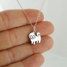 Ciondolo cane maltese usato  Spedire a Italy