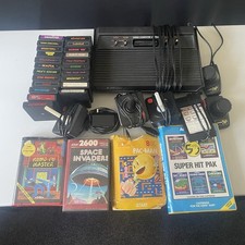 Pacote de console Atari 2600 + 25 jogos + controles | Todos os jogos e console testados comprar usado Pacote de console Atari 2600 + 25 jogos + controles | Todos os jogos e console testados comprar usado  Enviando para Brazil