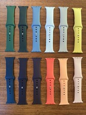 Apple Watch pulseira esportiva genuína série 1-10/SE compatível com 38/40/41/42 mm tamanho 130-200 mm comprar usado  Enviando para Brazil