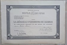 Diplôme médaille honneur d'occasion  Antibes