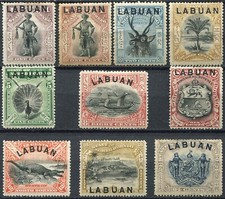 Labuan 1897 issue for sale  HIGHBRIDGE