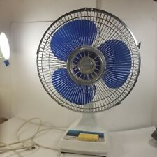 Ventilador Tatung modelo LC-12PW 3 velocidades oscilante 12” lâmina azul EUA, usado comprar usado  Enviando para Brazil
