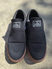 Tênis de skate Nike SB Stefan Janoski Zoom Air slip-on preto goma tamanho 6.5 comprar usado  Enviando para Brazil