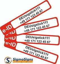 4stk drohnen kennzeichen gebraucht kaufen  Offenbach am Main