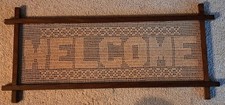 Crochet lace welcome for sale  Port Austin