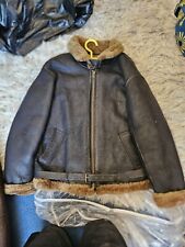 Mens sheepskin bomber for sale  BLYTH