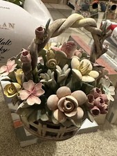 Capodimonte cestino fiori usato  San Giorgio Ionico