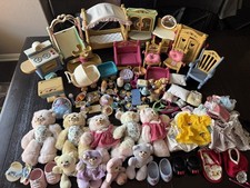 OGROMNY Fisher Price Briarberry Bear Partia Miś, meble, ubrania i akcesoria partia na sprzedaż  Wysyłka do Poland