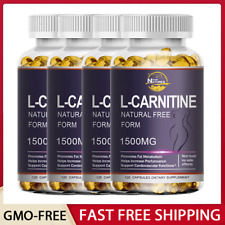 L-carnitina 1500mg 120 cápsulas queimador de gordura forte metabolismo suporte perda de peso comprar usado  Enviando para Brazil
