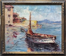 Tableau huile toile d'occasion  Toulon-