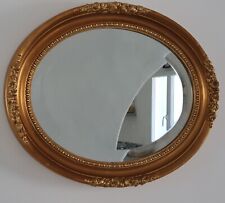 Miroir doré ovale d'occasion  Arvert