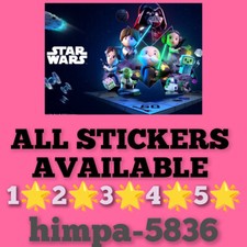 TODOS OS ADESIVOS 1-2-3-4-5 ⭐ Mono_poly_go (envio super rápido) (álbum de star wars) comprar usado  Enviando para Brazil