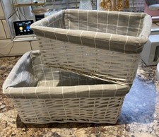 Nest wicker baskets for sale  IPSWICH