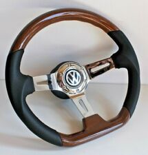 Volante serve para VW Wood fundo plano Sport Golf Mk4 Jetta Passat 98-03 comprar usado  Enviando para Brazil
