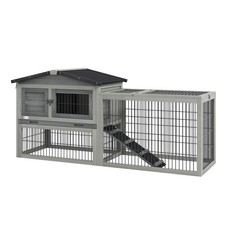 Pawhut rabbit hutch for sale  GREENFORD