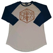 Camiseta de beisebol masculina estilo raglan papel crítico tamanho MÉDIO branca e azul comprar usado  Enviando para Brazil