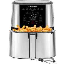 Chefman ExacTemp 5Qt. Fritadeira a ar digital com sonda de temperatura - Aço inoxidável comprar usado  Enviando para Brazil