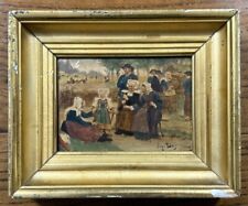 Tableau huile panneau d'occasion  Étang-sur-Arroux