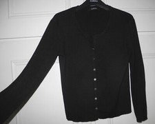 Gilet noir cotelé d'occasion  Rouxmesnil-Bouteilles