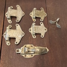 Usado, Dobradiças vintage para geladeira caixa de gelo trava art déco para peças comprar usado Usado, Dobradiças vintage para geladeira caixa de gelo trava art déco para peças comprar usado  Enviando para Brazil