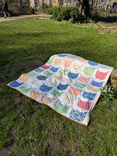 Patchwork quilt decke gebraucht kaufen  Versand nach Germany