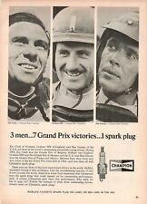 Vela publicitária Champion 1 página 1965 3 homens Jim Clark-Graham Hill-Dan Gurney, usado comprar usado  Enviando para Brazil
