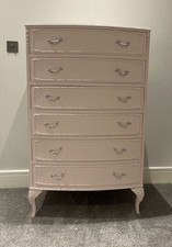 Pink vintage chest for sale  HAYWARDS HEATH