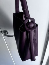Mango leather shopper for sale  LONDON