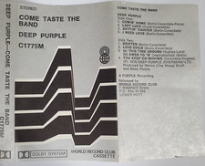Usado, Deep Purple "Come Taste The Band" Cassette Unique New Zealand World Record Club comprar usado  Enviando para Brazil