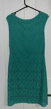 Green sleeveless lace for sale  SUTTON