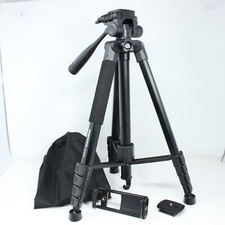 Trípode y monopie para cámara profesional de 73" con soporte para trípode de aluminio DSLR sin espejo segunda mano  Embacar hacia Mexico