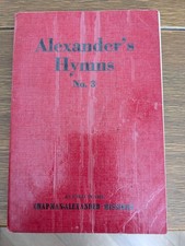 Alexander hymns book for sale  LIVERPOOL