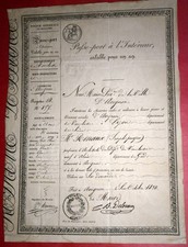 Passeport monarchie juillet d'occasion  Avignon