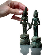 Antique bronze standing for sale  HAMPTON