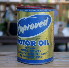 vintage booster motor oil can for sale  Glenarm