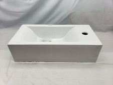 Whitehaus Collection Isabella lavatório de parede com barra de toalha branca 19-3/4" AM5 comprar usado  Enviando para Brazil