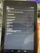Nexus android tablet for sale  KETTERING