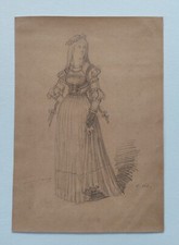 Bleistift zeichnung dame gebraucht kaufen  Regenstauf