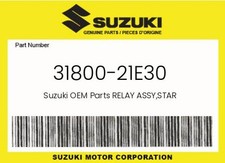 Assy de relé genuíno Suzuki, estrela - 31800-21E30, usado comprar usado  Enviando para Brazil