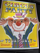 Kit de festa vintage 1961 Pillsbury circo meados do século efêmera 3-D animal anos 60 comprar usado  Enviando para Brazil