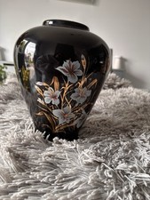 Large black flowered for sale  RAINHAM