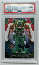 2022 Select Ahmad "Molho" Gardner Premier Tri-Color Prizm Rookie RC #/199 PSA 10 comprar usado  Enviando para Brazil