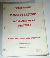 Massey Ferguson MF 85 & MF 88 Catálogo de Peças de Trator Manual Livro Original! comprar usado  Enviando para Brazil